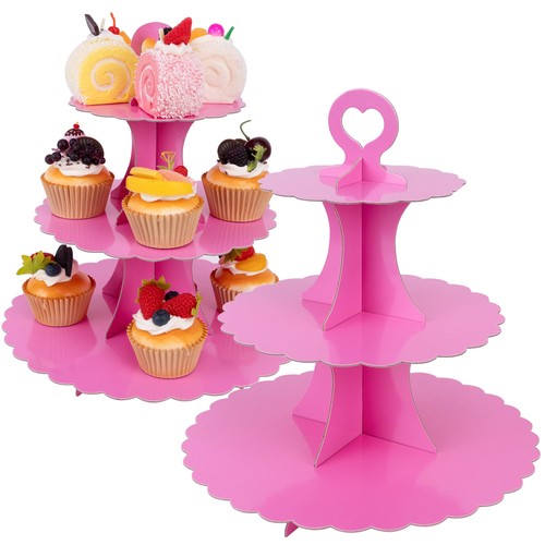 2pcs tier cupcake stand - 3-tier,